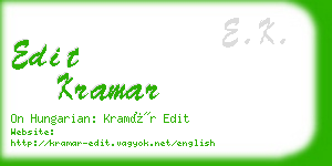 edit kramar business card